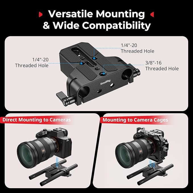 SMALLRIG Camera Base Plate Kit - Image 4