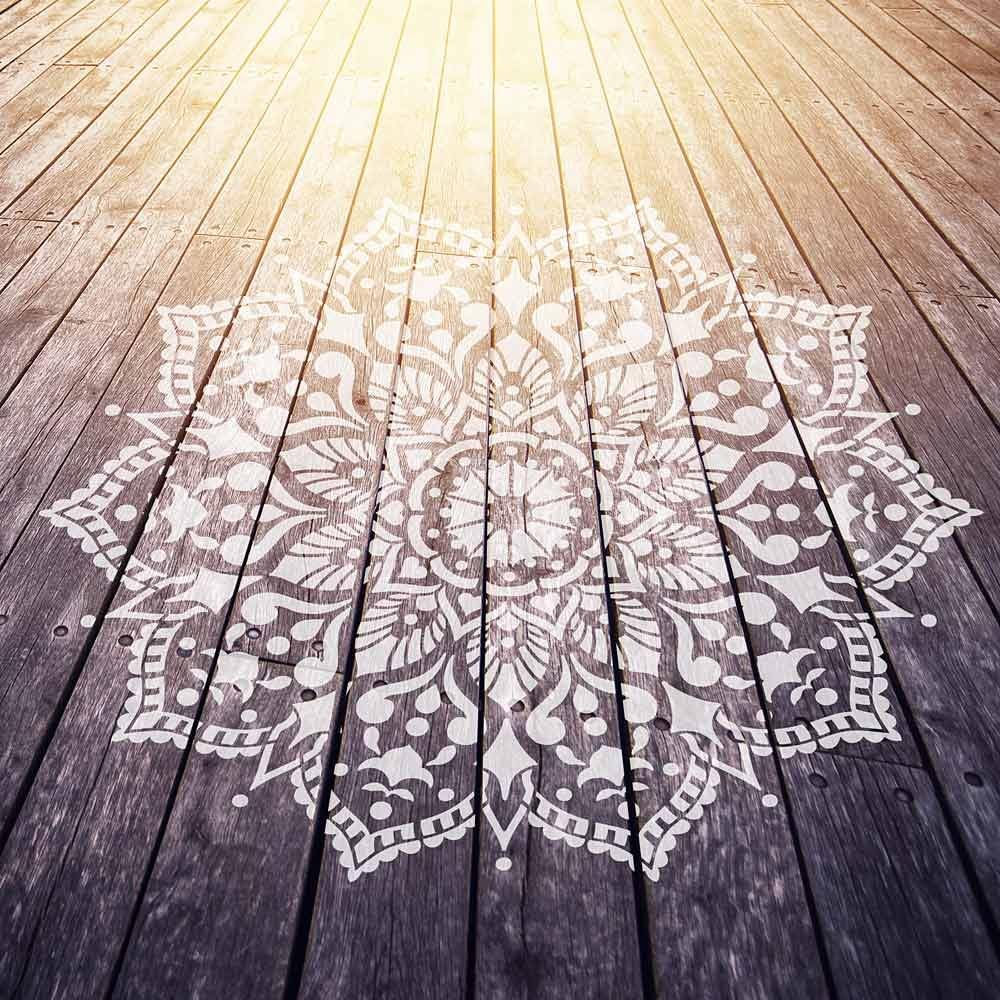 Passion Mandala Stencil for Walls – Wall Stencil Mandala – Reusable Stencil Better Than Mandala Decal – Laser Cut Mandala Template for Painting – Mandala Painting Stencil for Easy décor (30")