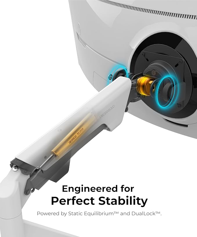 Modernsolid Heavy Duty Monitor Arm Desk Mount - Image 6