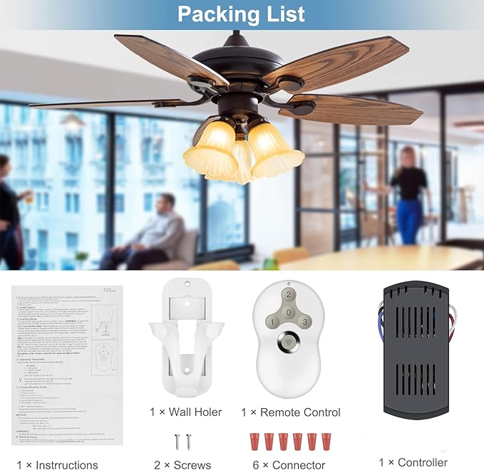 Smart WiFi Universal Ceiling Fan Remote Control Kit - Image 8