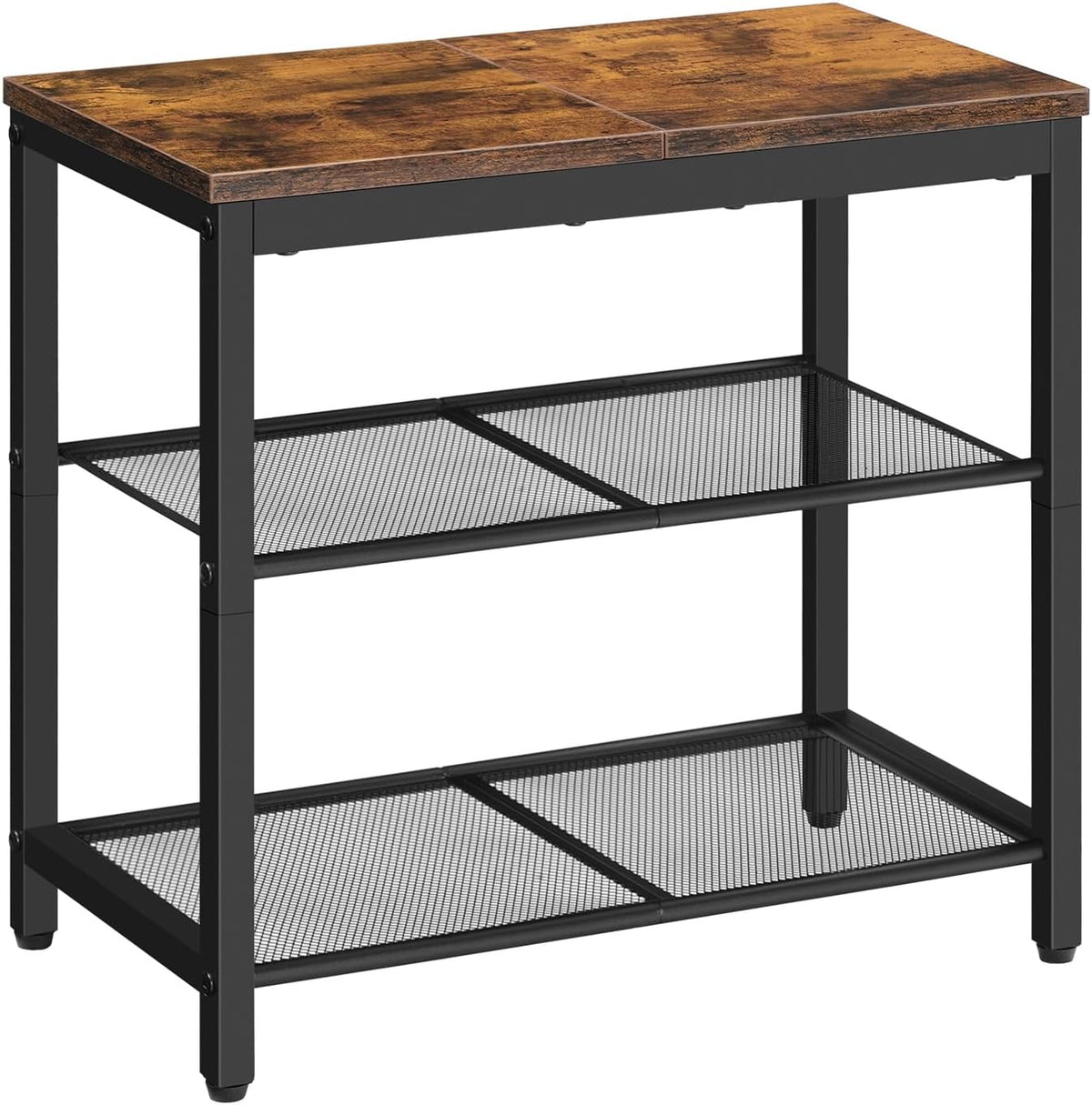hoobro shoe bench, 3-tier shoe rack,industrial shoe organizer, main product view