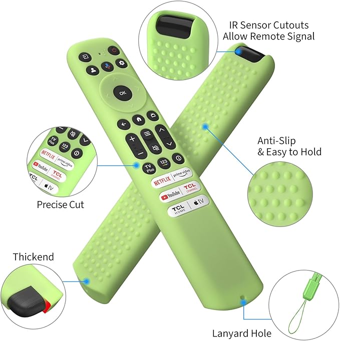 Hi Color Silicone Cover for TCL RC813 FMB1/RC923/RC902V Remote Protective Case - Image 2
