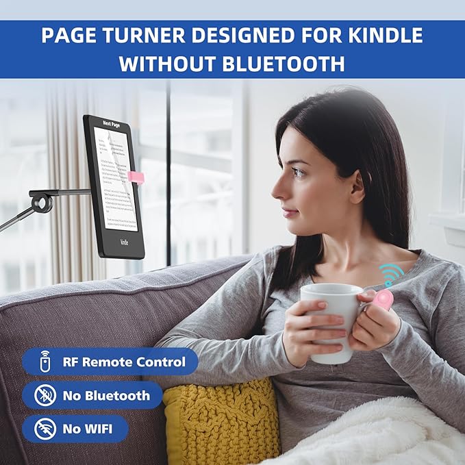 DATAFY Page Turner for Kindle Remote Control Page Turner Clicker for Kindle - Image 2
