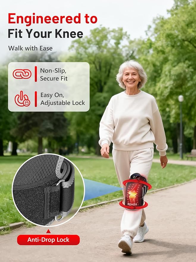 ROMISA Red Light Therapy Knee Brace - Image 3