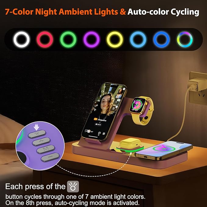 Dual Phone Magnetic Wireless Charging Station - Image 5
