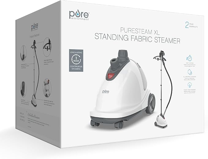 Pure Enrichment PureSteam XL Standing Fabric Steamer - Image 8