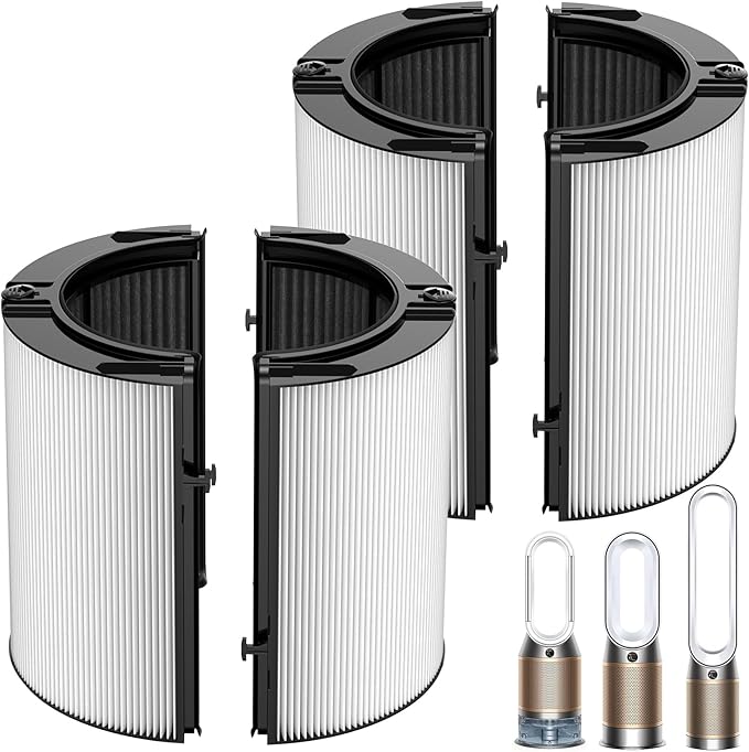 2 Pack 360° Combi 2 in 1 HEPA + Carbon Filter by isinlive