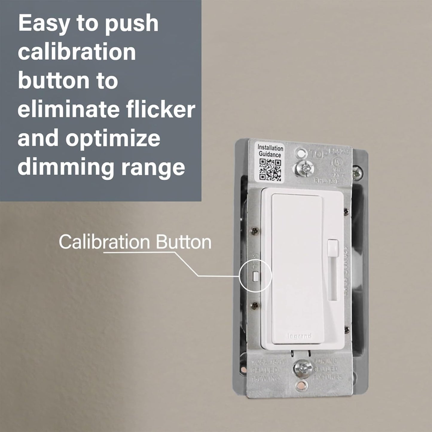 Legrand Radiant Ultimate Bathroom Bundle - Dimmer+Paddle Switch for Lights (150W), 4 Button Options Timer for Exhaust Fan, Matching 2 Gang Screwless Wall Plate, White