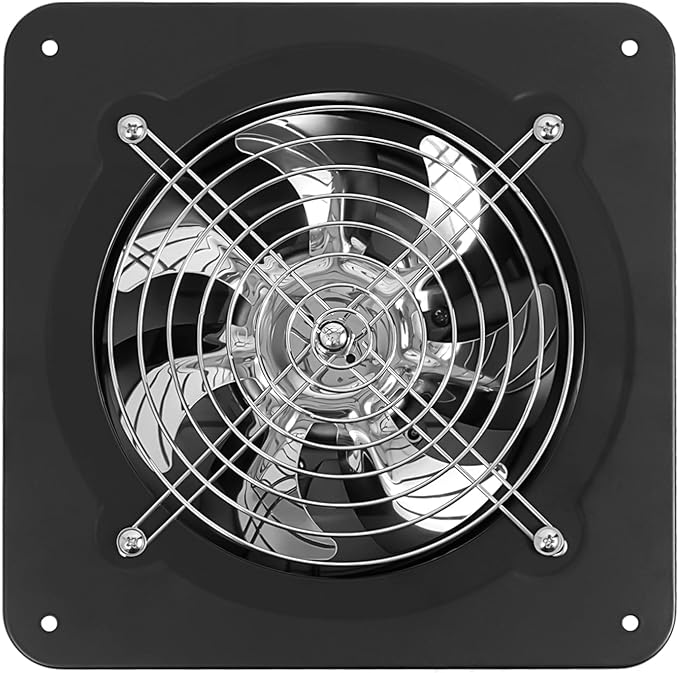 XUFOPLY 7 Inch Exhaust Fan, 110V 100W Wall Mounted Vent Fans 2600RPM Kitchen by GoodLucky
