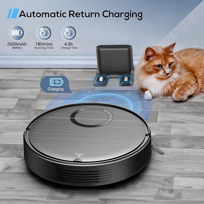 UMMUND Robot Vacuum and Mop Combo, 2 in 1 Mopping Robotic Vacuum Cleaner - Image 6