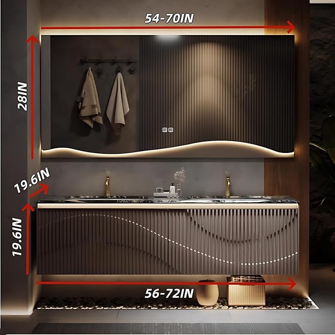 Double Sink Bathroom Vanity - Image 2