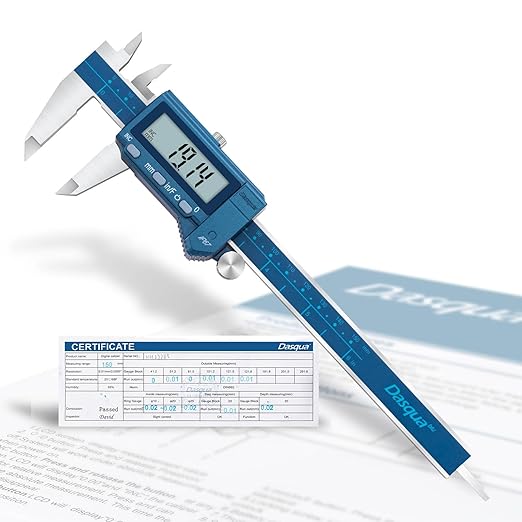 Dasqua 6”/150mm IP67 Absolute Origin Digital Caliper, Stainless Steel, Accuracy by Dasqua