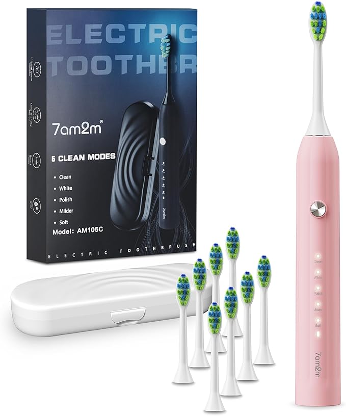 7AM2M Sonic Electric Toothbrush by 7AM2M