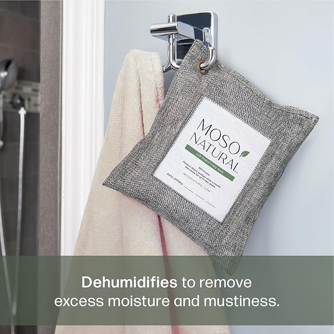 Moso Natural Air Purifying Bag 200g | HGTV Editor's Pick | Premium Bamboo - Image 8