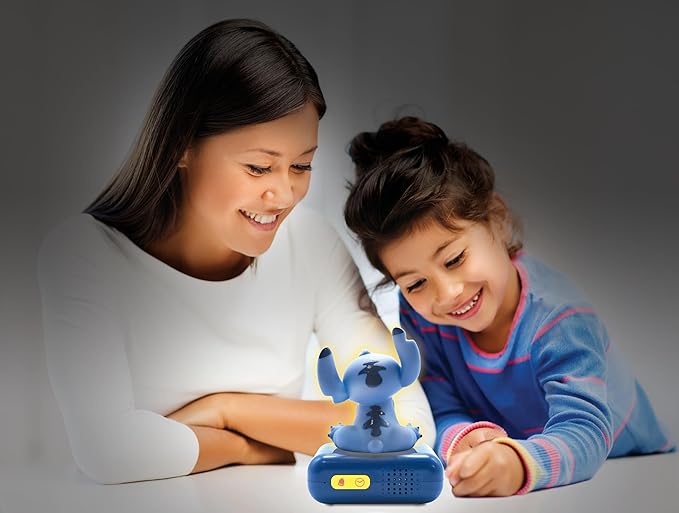 LEXiBOOK, Disney Stitch, Stitch Nightlight Alarm Clock, Sounds and Melodies - Image 6