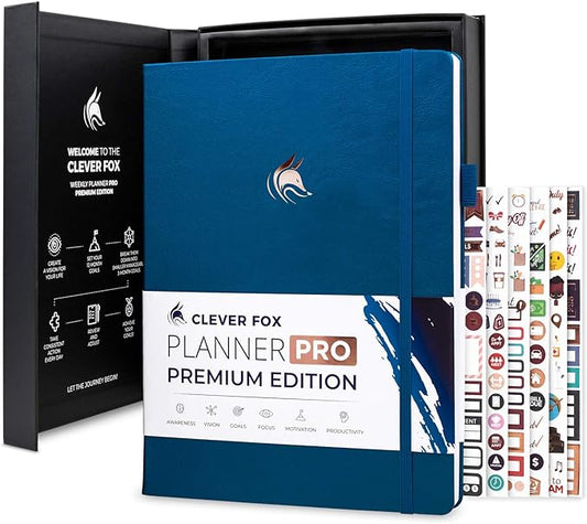 Clever Fox Planner Pro Premium – Luxurious Weekly & Monthly Planner by CleverFox