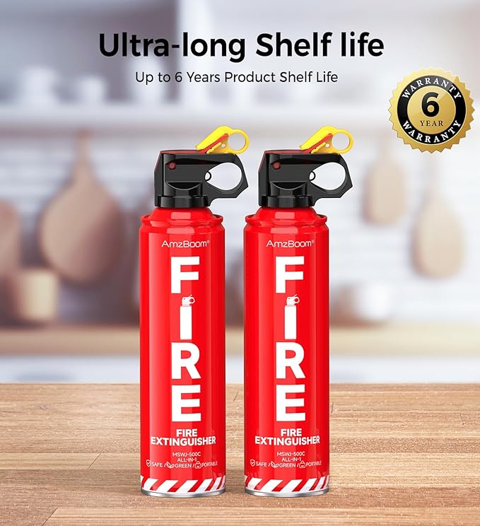 AmzBoom 2-Pack Fire Extinguisher - Image 5