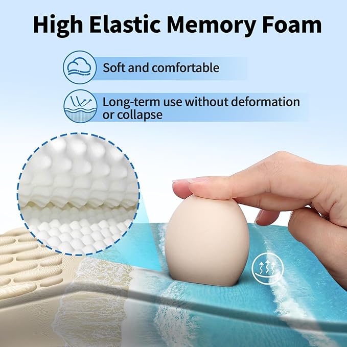 YIWEI Ergonomic Mouse Pad with Wrist Rest - Image 3