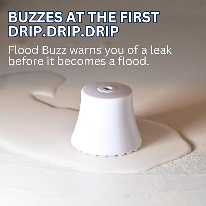 Flood Buzz Small Water Leak Alarm 6-Pack | Ready to Use Right Out of The Box - Image 4
