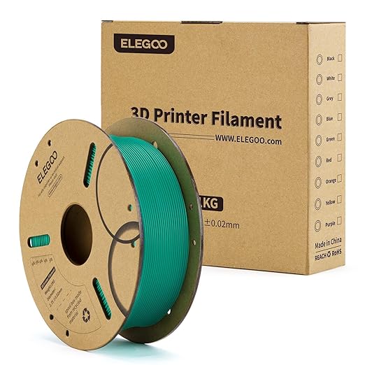 ELEGOO PLA Filament 1.75mm Sea Green 1KG, 3D Printer Filament Dimensional - Image 8