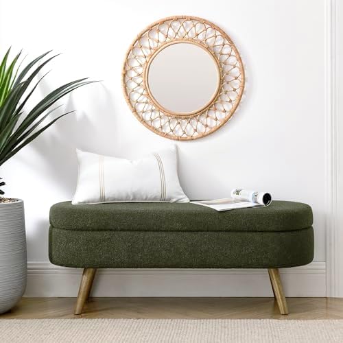 43.5" ottoman with storage, storage ottoman bench with, close-up detail