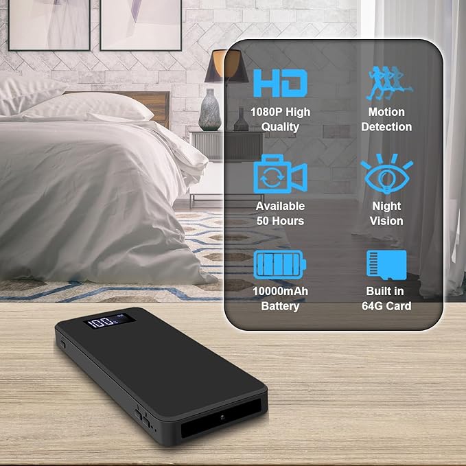 XISRU 64GB Home Security Camera, 1080P Surveillance Camera, Indoor Camera - Image 2