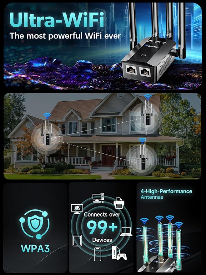 2026 New WiFi Extender Signal Booster - Image 6