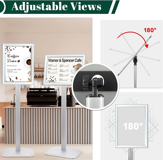 Mutualsign 3Pcs Heavy Duty Pedestal Sign Holder - Image 3