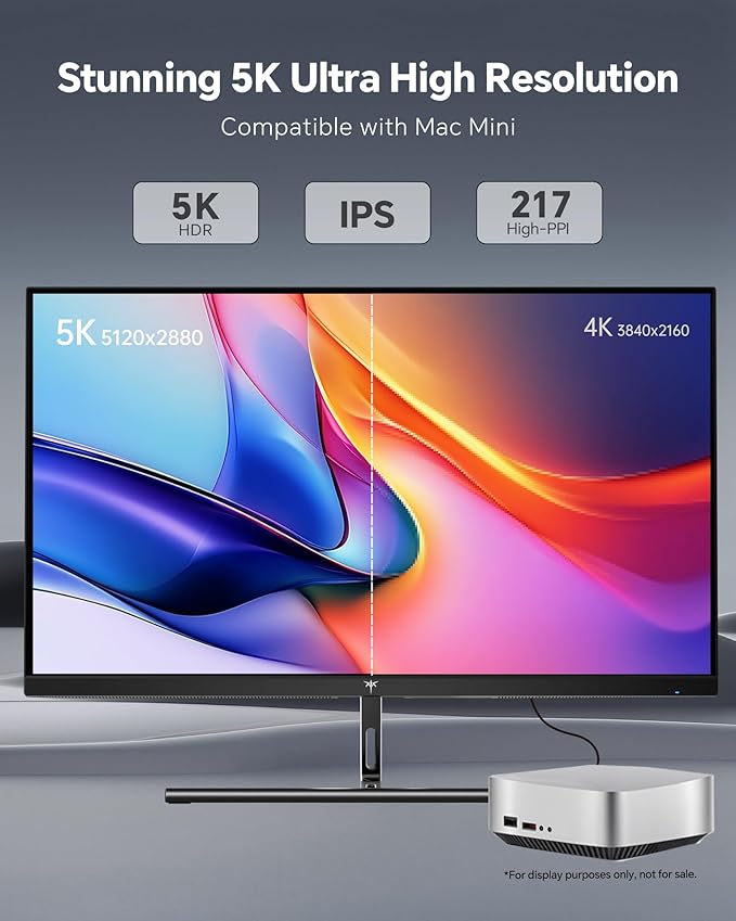 KTC 27 Inch 5K Monitor, 5120 x 2880 5K2K Monitor - Image 2