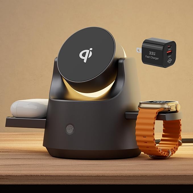 3 in 1 Wireless Charging Station by PowerDeliveryMaximum