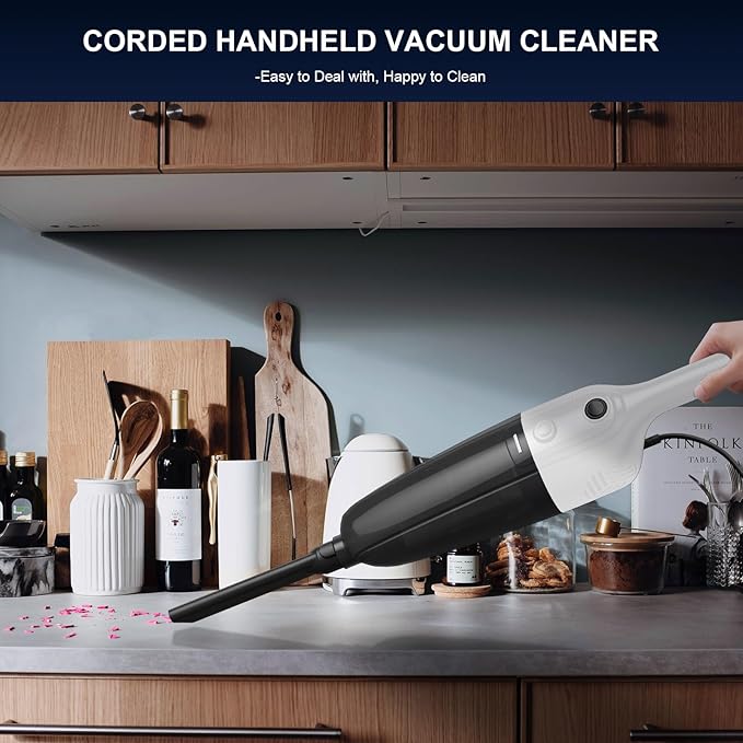 FUNCCUBE Stick Vacuum Cleaner, Corded 2-in-1 Lightweight Vacuum - Image 4