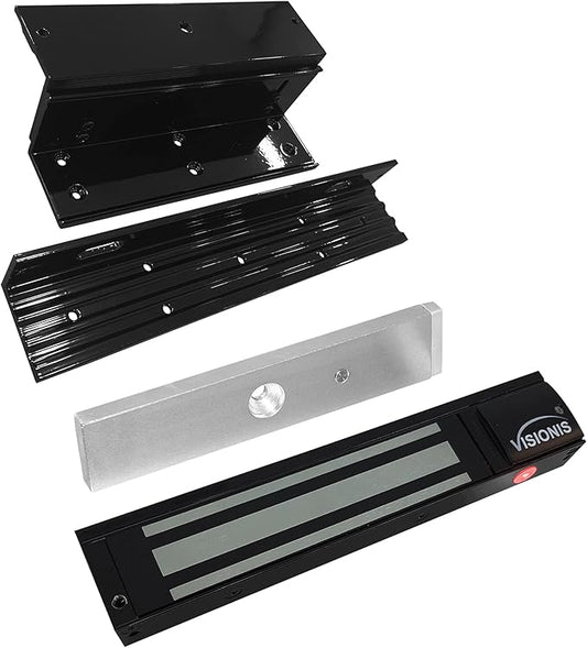 Visionis FPC-5192-BL Black 600lbs Indoor Electromagnetic Lock by Visionis