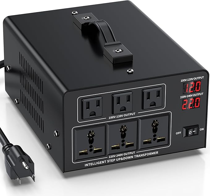 8000W Voltage Converter Transformer Step Up 110V/120V to220V/240V or Step Down by Unknown