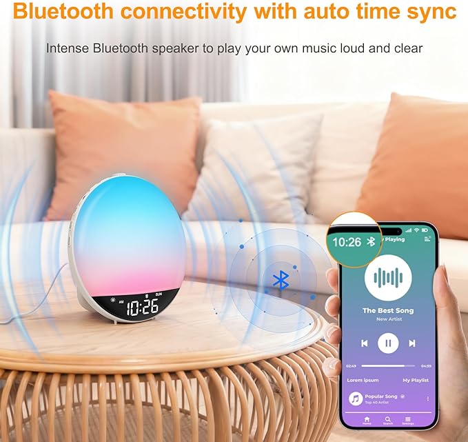 DreamSky Sunrise Alarm Clock Radio - Image 6