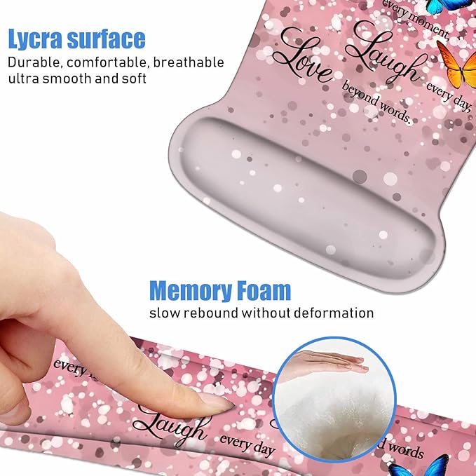 Ergonomic Mouse Pad Wrist Support and Keyboard Wrist Rest Set - Image 5