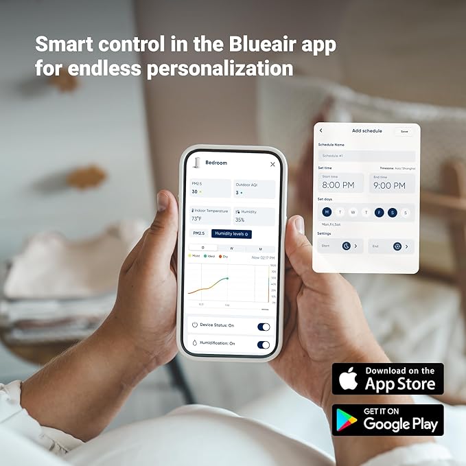 BLUEAIR 2-in-1 Purify + Humidify: Air Purifier and Humidifier - Image 6