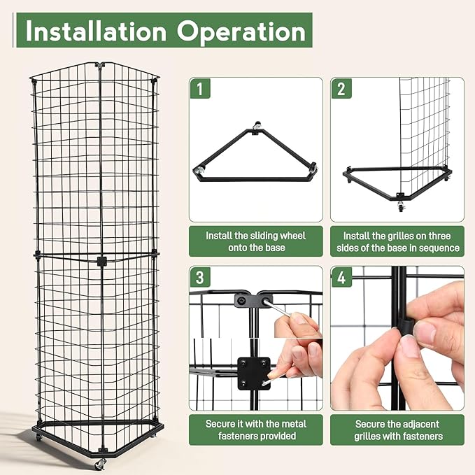 Brobear Triangular Gridwall Panel Display Stand - Image 3