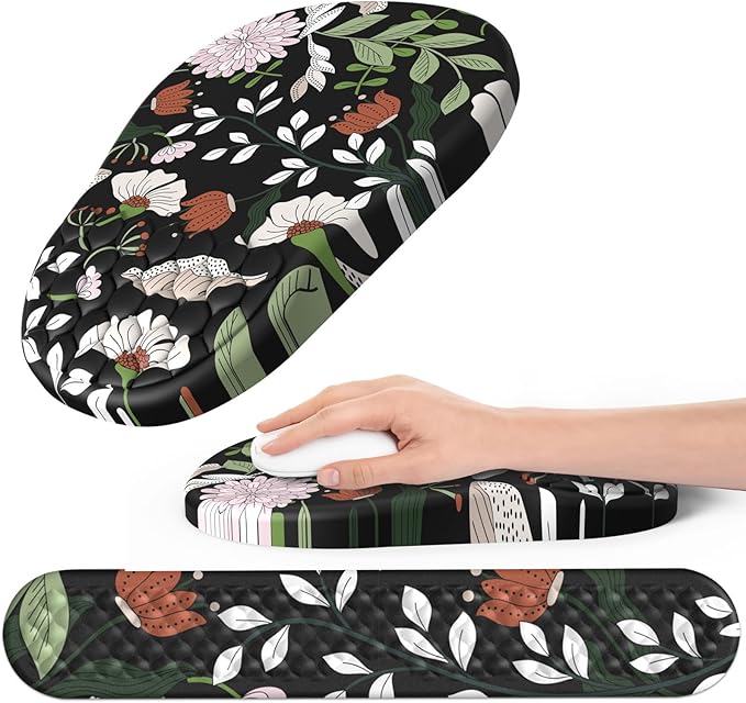 Hasinart Ergonomic Mouse Pad and Keyboard Wrist Rest by Hasinart
