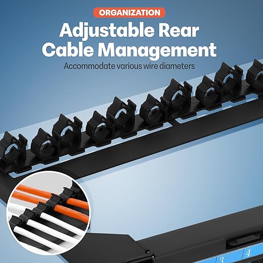 Everest 24 Port Keystone Patch Panel - Image 6