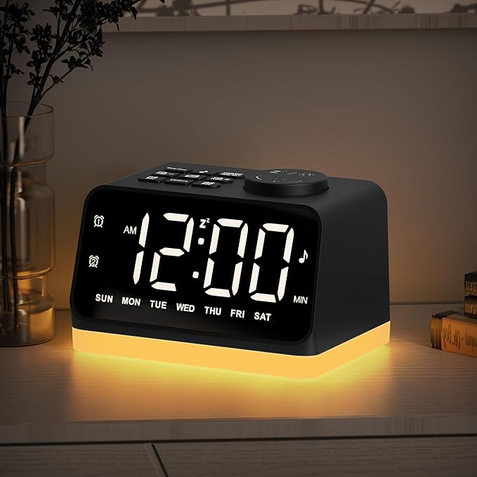 JALL Digital Alarm Clock with FM Radio by JALL