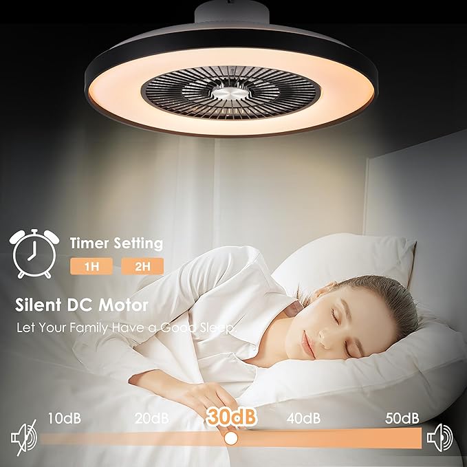 HUMHOLD 24" Bladeless Ceiling Fans - Image 5