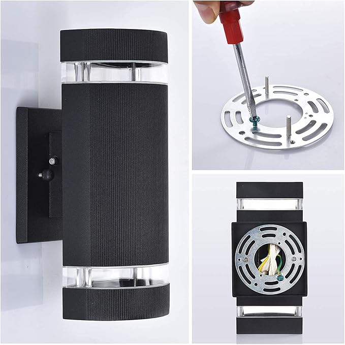 rosykite Porch Lights Outdoor Dusk to Dawn, Aluminum Outdoor Wall Light Fixture - Image 5