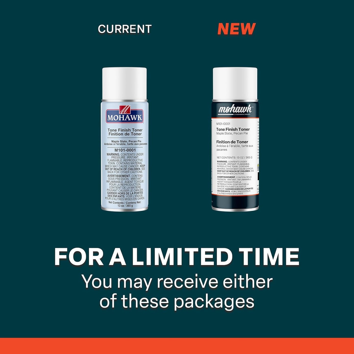 Mohawk Tone Finish Toner, Amber, M101-0326, 1 Count