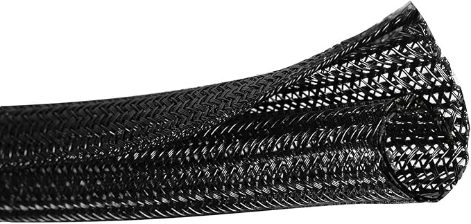 25ft - 1/2 inch Cord Protector Wire Loom Tubing Cable Sleeve Split Sleeve by Unknown