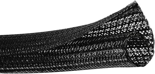 10ft - 1/2 inch Cord Protector Wire Loom Tubing Cable Sleeve Split Sleeve by Unknown