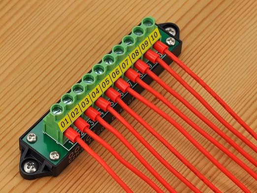30Amp 300V 1x10 Position Terminal Block Distribution Module. OONO D-1661GP - Image 7
