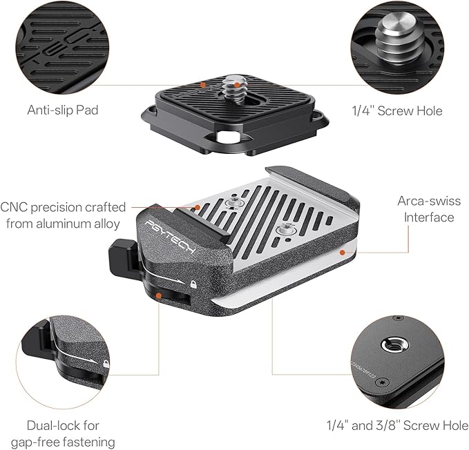 PGYTECH Quick Release Clamp V2, Compatible - Image 6