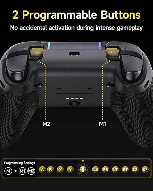 EasySMX X05Pro Wireless PC Controller – Quiet-Press Buttons, 2-Stage Impulse - Image 7
