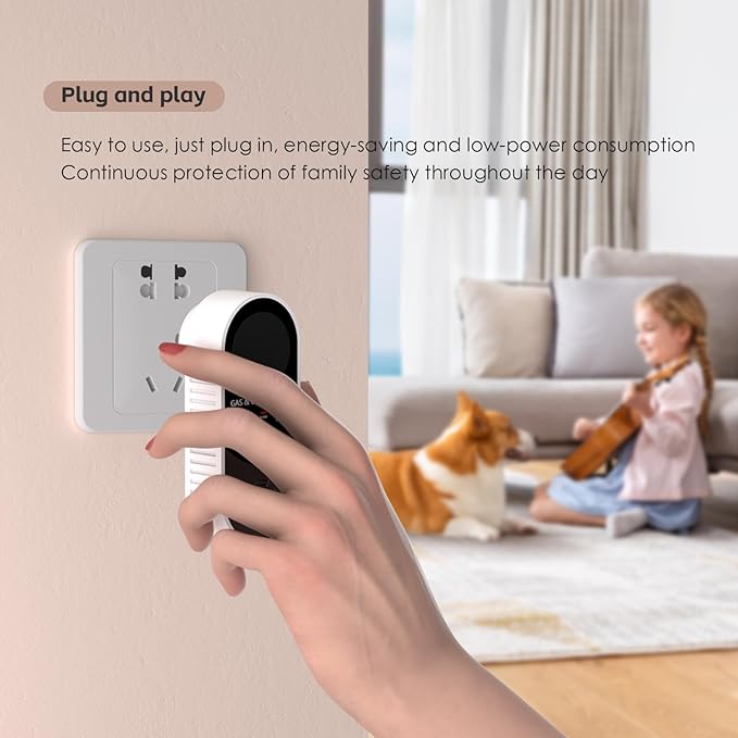Natural Gas Detectors &Plug in Carbon Monoxide Detector， 4 in 1 Co and Gas - Image 6