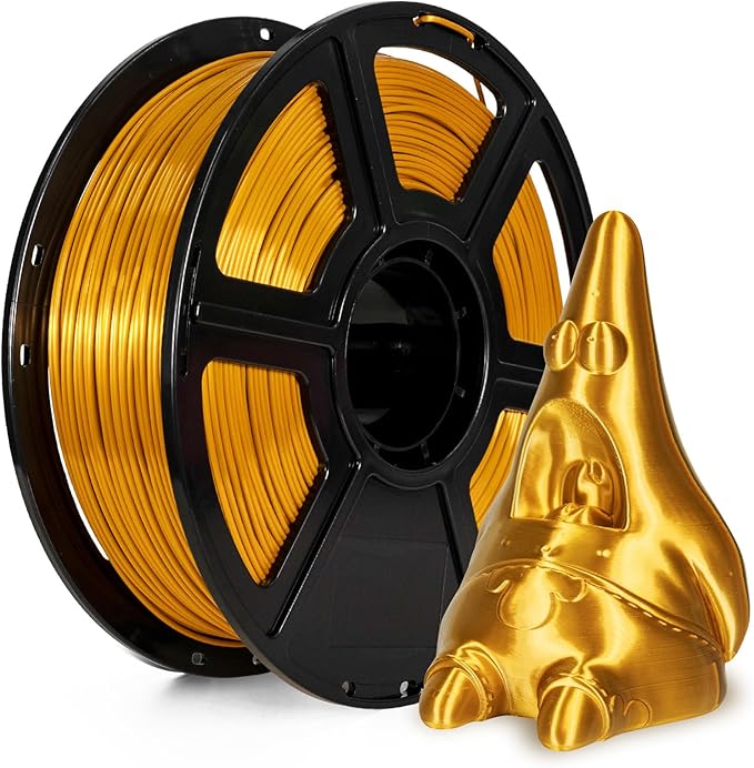 Flashforge 3D Printer Filament Silk PLA 1.75mm 1kg Spool-Dimensional Accuracy by FLASHFORGE